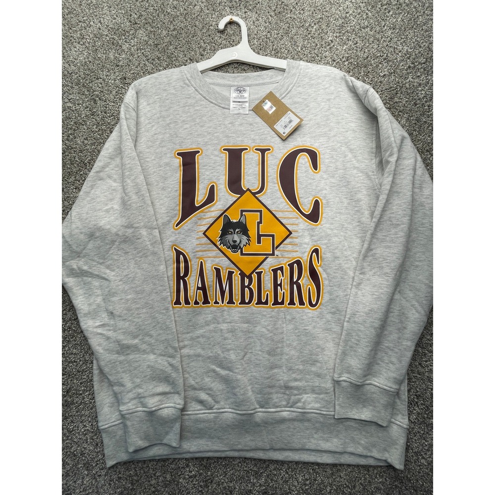 Rivalry Threads Sweatshirt Men XL Gray NEW Loyola Chicago Ramblers Graphic